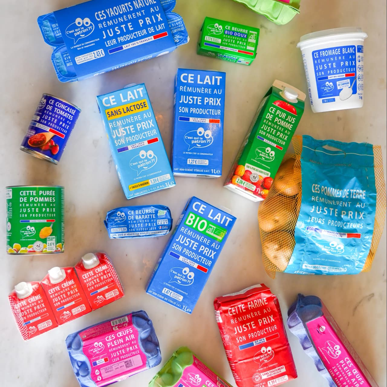 La gamme des produits solidaires C’est qui le Patron ?!
