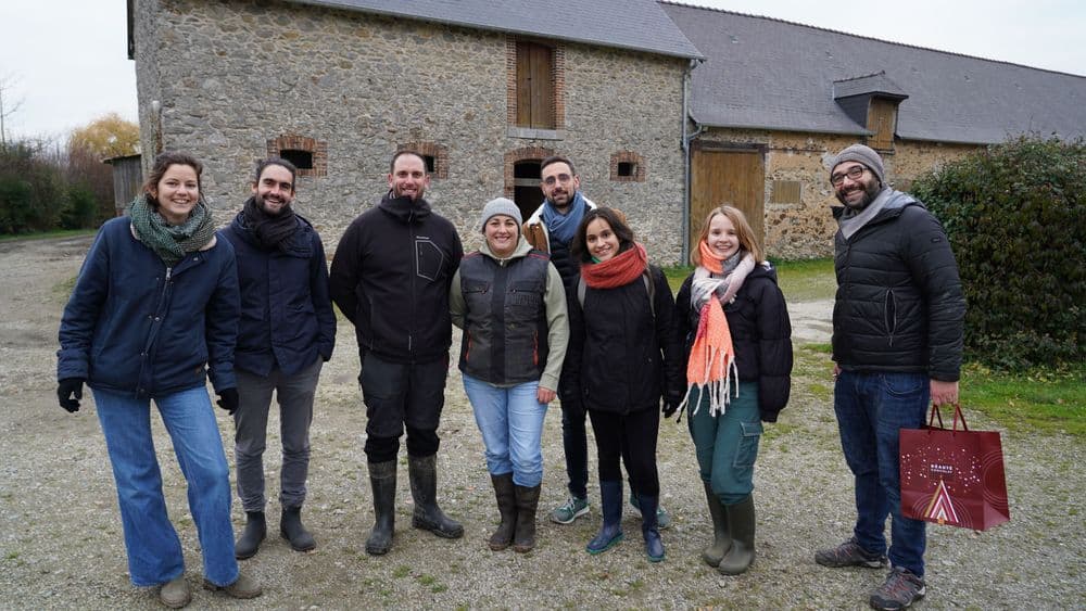 Visite sociétaire chez un producteur de lait bio C'est qui le Patron ?!