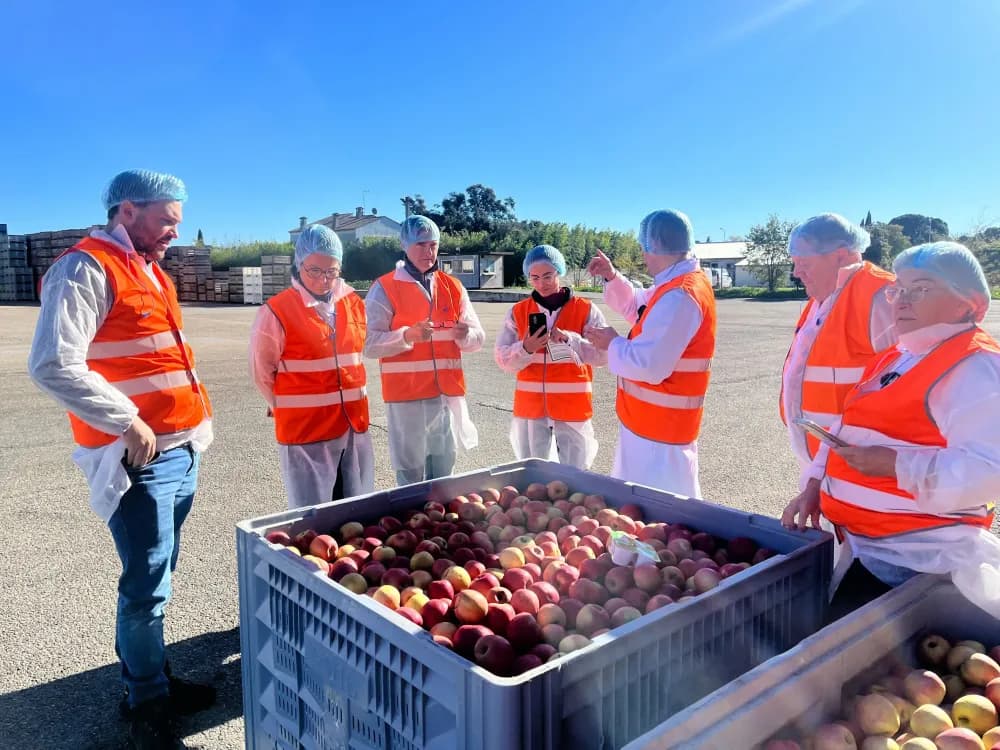 Visite sociétaire chez le fabricant de la purée de pommes