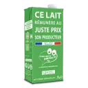 Packaging Le lait écrémé