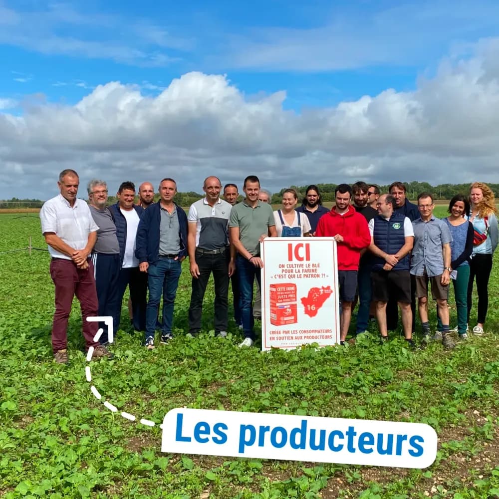 Producteurs de blé pour la farine C'est qui le Patron ?!
