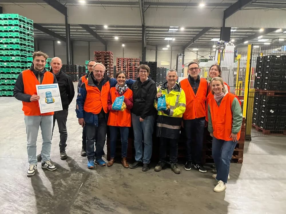 Visite sociétaire dans l'usine de conditionnement des pommes de terre