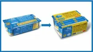 changement de pack yaourts vanille