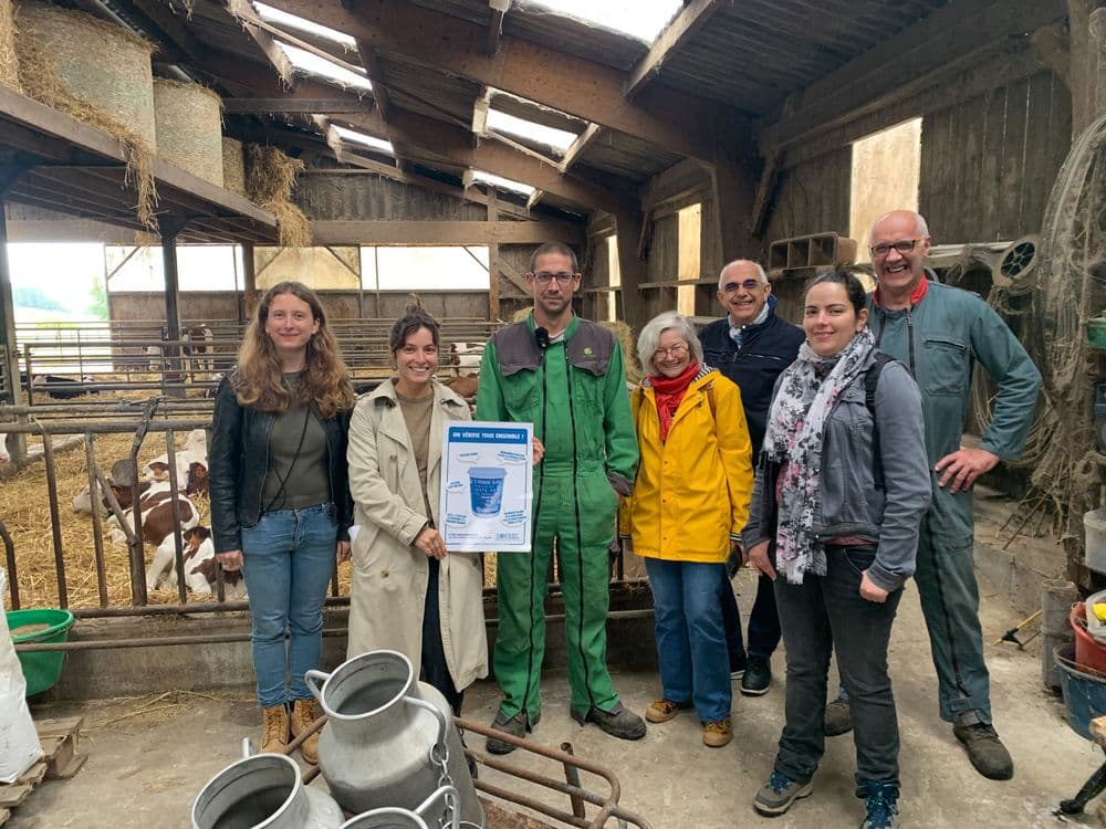 Visite sociétaire chez un producteur de fromage blanc C'est qui le Patron ?!