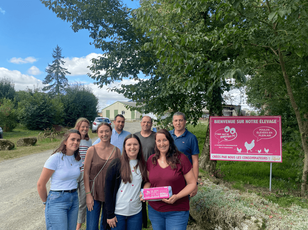 Visite sociétaire chez un producteur œufs plein air