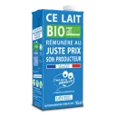 Packaging Le lait bio
