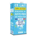 Packaging Le lait sans lactose