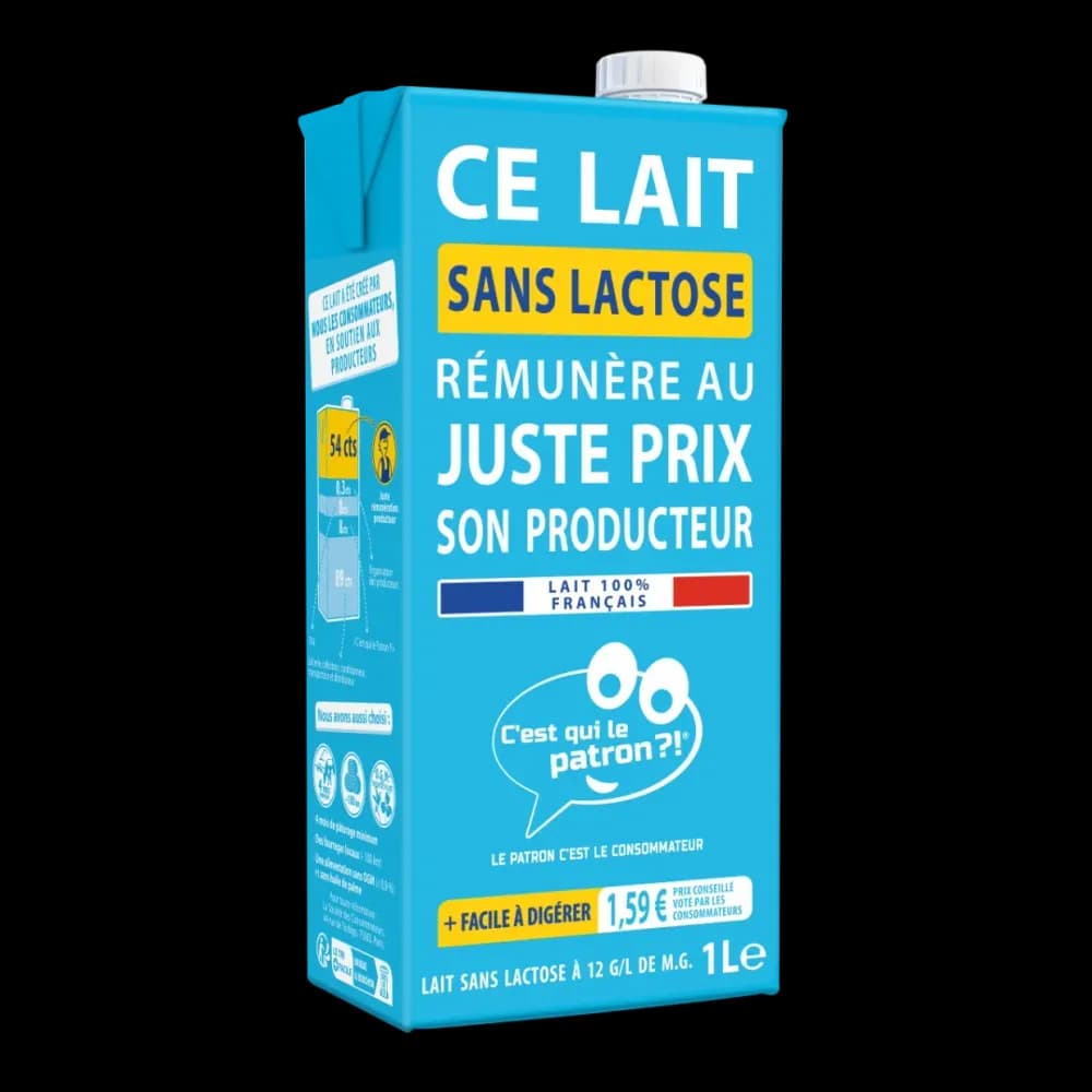 Le lait sans lactose