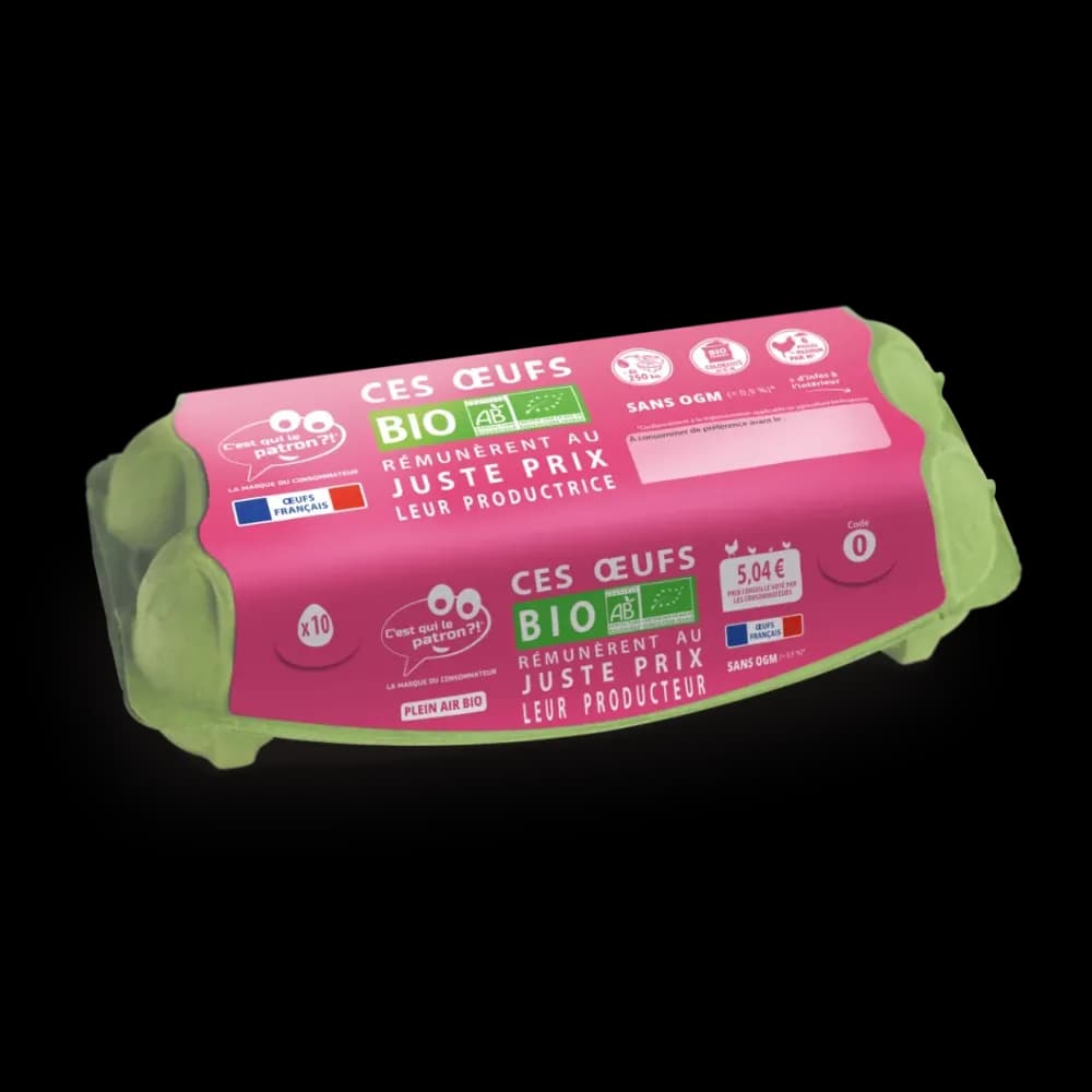 Les œufs bio x10