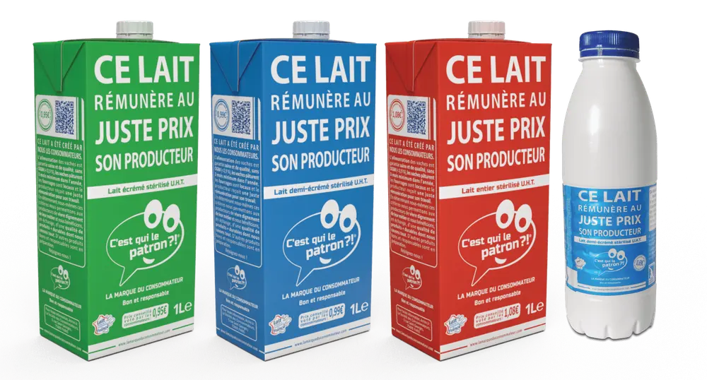 Extension gamme de lait CQLP
