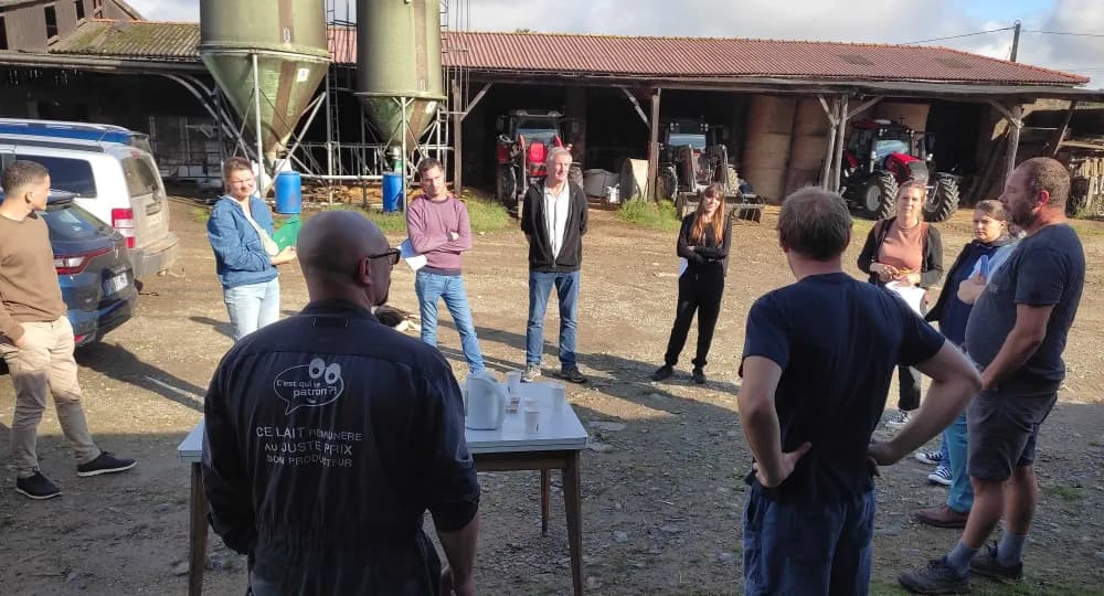 Visite chez un producteur de lait C'est qui le Patron ?!